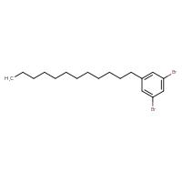 Chemical structure of 1,3-dibromo-5-dodecylbenzene - CSSB00138411985