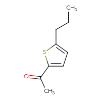 Chemical structure of 1-(5-propylthiophen-2-yl)ethan-1-one - CSSB00000081572