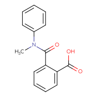 Chemical structure of 2-[methyl(phenyl)carbamoyl]benzoic acid - CSSB00000596423