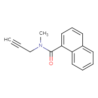 Chemical structure of N-methyl-N-(prop-2-yn-1-yl)naphthalene-1-carboxamide - CSSB00001786395