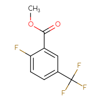 Chemical structure of methyl 2-fluoro-5-(trifluoromethyl)benzoate - CSSB00012350769