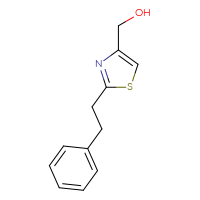 Chemical structure of [2-(2-phenylethyl)-1,3-thiazol-4-yl]methanol - CSSB00012306550