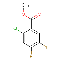 Chemical structure of methyl 2-chloro-4,5-difluorobenzoate - CSSB00000149679