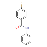 Chemical structure of 4-fluoro-N-phenylbenzamide - CSSB00000153475