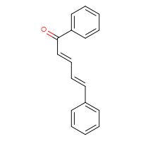 Chemical structure of (2E,4E)-1,5-diphenylpenta-2,4-dien-1-one - CSSB00016997063