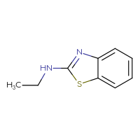 Chemical structure of N-ethyl-1,3-benzothiazol-2-amine - CSSB00000178340