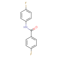 Chemical structure of 4-fluoro-N-(4-fluorophenyl)benzamide - CSSB00000249769