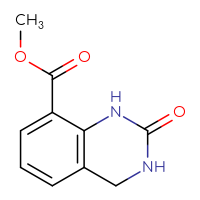 Chemical structure of methyl 2-oxo-1,2,3,4-tetrahydroquinazoline-8-carboxylate - CSSB00034812292