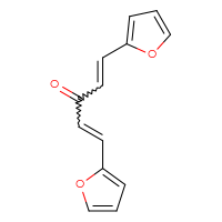 Chemical structure of 1,5-bis(furan-2-yl)penta-1,4-dien-3-one - CSSB00000009238