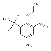 Chemical structure of 3-tert-butyl-2-ethoxy-5-methylbenzaldehyde - CSSB00029943411
