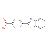 Chemical structure of 4-(1,3-benzothiazol-2-yl)benzoic acid - CSSB00000510007