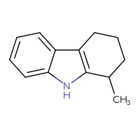 Chemical structure of 1-methyl-2,3,4,9-tetrahydro-1H-carbazole - CSSB00010491831