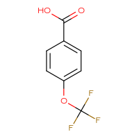 Chemical structure of 4-(trifluoromethoxy)benzoic acid - CSSB00000183658
