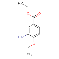 Chemical structure of ethyl 3-amino-4-ethoxybenzoate - CSSB00011450579