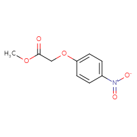 Chemical structure of methyl 2-(4-nitrophenoxy)acetate - CSSB00000148314