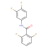 Chemical structure of N-(3,4-difluorophenyl)-2,6-difluorobenzamide - CSSB00046217230