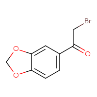 Chemical structure of 1-(2H-1,3-benzodioxol-5-yl)-2-bromoethan-1-one - CSSB00000181162