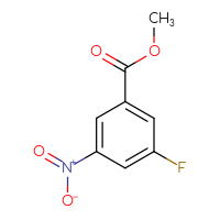Chemical structure of methyl 3-fluoro-5-nitrobenzoate - CSSB00011298404