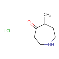 Chemical structure of 5-methylazepan-4-one hydrochloride - CSSB00025706801
