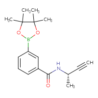 Chemical structure of N-[(2S)-but-3-yn-2-yl]-3-(4,4,5,5-tetramethyl-1,3,2-dioxaborolan-2-yl)benzamide - CSSB02148211248
