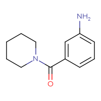 Chemical structure of 3-(piperidine-1-carbonyl)aniline - CSSB00000216204