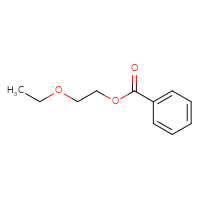 Chemical structure of 2-ethoxyethyl benzoate - CSSB00000005831