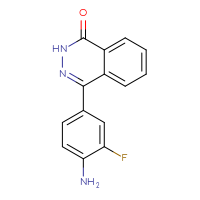 Chemical structure of 4-(4-amino-3-fluorophenyl)-1,2-dihydrophthalazin-1-one - CSSB00161115959