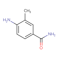 Chemical structure of 4-amino-3-methylbenzamide - CSSB00000746439