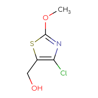 Chemical structure of (4-chloro-2-methoxy-1,3-thiazol-5-yl)methanol - CSSB00012004395