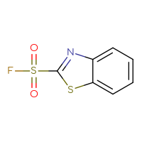 Chemical structure of 1,3-benzothiazole-2-sulfonyl fluoride - CSSB00000057895