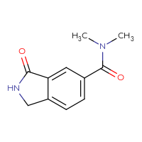 Chemical structure of N,N-dimethyl-3-oxo-2,3-dihydro-1H-isoindole-5-carboxamide - CSSB00918657174