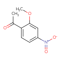 Chemical structure of 1-(2-methoxy-4-nitrophenyl)ethan-1-one - CSSB00012183955