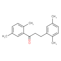 Chemical structure of 1,3-bis(2,5-dimethylphenyl)propan-1-one - CSSB00020571458