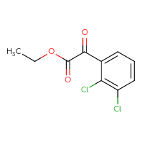 Chemical structure of ethyl 2-(2,3-dichlorophenyl)-2-oxoacetate - CSSB00010208455