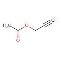 Chemical structure of prop-2-yn-1-yl acetate - CSSB00000006626