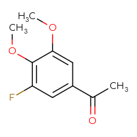 Chemical structure of 1-(3-fluoro-4,5-dimethoxyphenyl)ethan-1-one - CSSB00011094983
