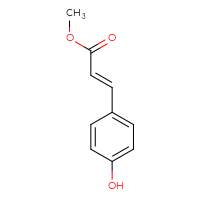 Chemical structure of methyl (2E)-3-(4-hydroxyphenyl)prop-2-enoate - CSSB00016276175
