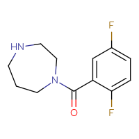 Chemical structure of 1-(2,5-difluorobenzoyl)-1,4-diazepane - CSSB00000628988
