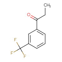 Chemical structure of 1-[3-(trifluoromethyl)phenyl]propan-1-one - CSSB00011219758