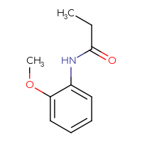 Chemical structure of N-(2-methoxyphenyl)propanamide - CSSB00000153685