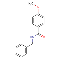 Chemical structure of N-benzyl-4-methoxybenzamide - CSSB00000153149