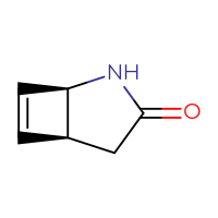 Chemical structure of (1R,5S)-2-azabicyclo[3.2.0]hept-6-en-3-one - CSSB20621695953