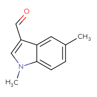Chemical structure of 1,5-dimethyl-1H-indole-3-carbaldehyde - CSSB00000050784