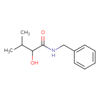 Chemical structure of N-benzyl-2-hydroxy-3-methylbutanamide - CSSB00010499973