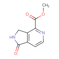 Chemical structure of methyl 1-oxo-1H,2H,3H-pyrrolo[3,4-c]pyridine-4-carboxylate - CSSB00010750379