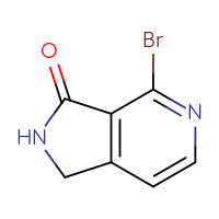 Chemical structure of 4-bromo-1H,2H,3H-pyrrolo[3,4-c]pyridin-3-one - CSSB00011015079