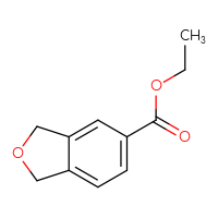 Chemical structure of ethyl 1,3-dihydro-2-benzofuran-5-carboxylate - CSSB00011610135