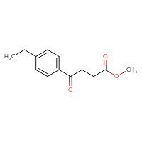 Chemical structure of methyl 4-(4-ethylphenyl)-4-oxobutanoate - CSSB00000151196