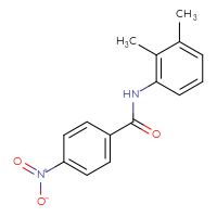 Chemical structure of N-(2,3-dimethylphenyl)-4-nitrobenzamide - CSSB00046253885
