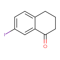 Chemical structure of 7-iodo-1,2,3,4-tetrahydronaphthalen-1-one - CSSB00000050175